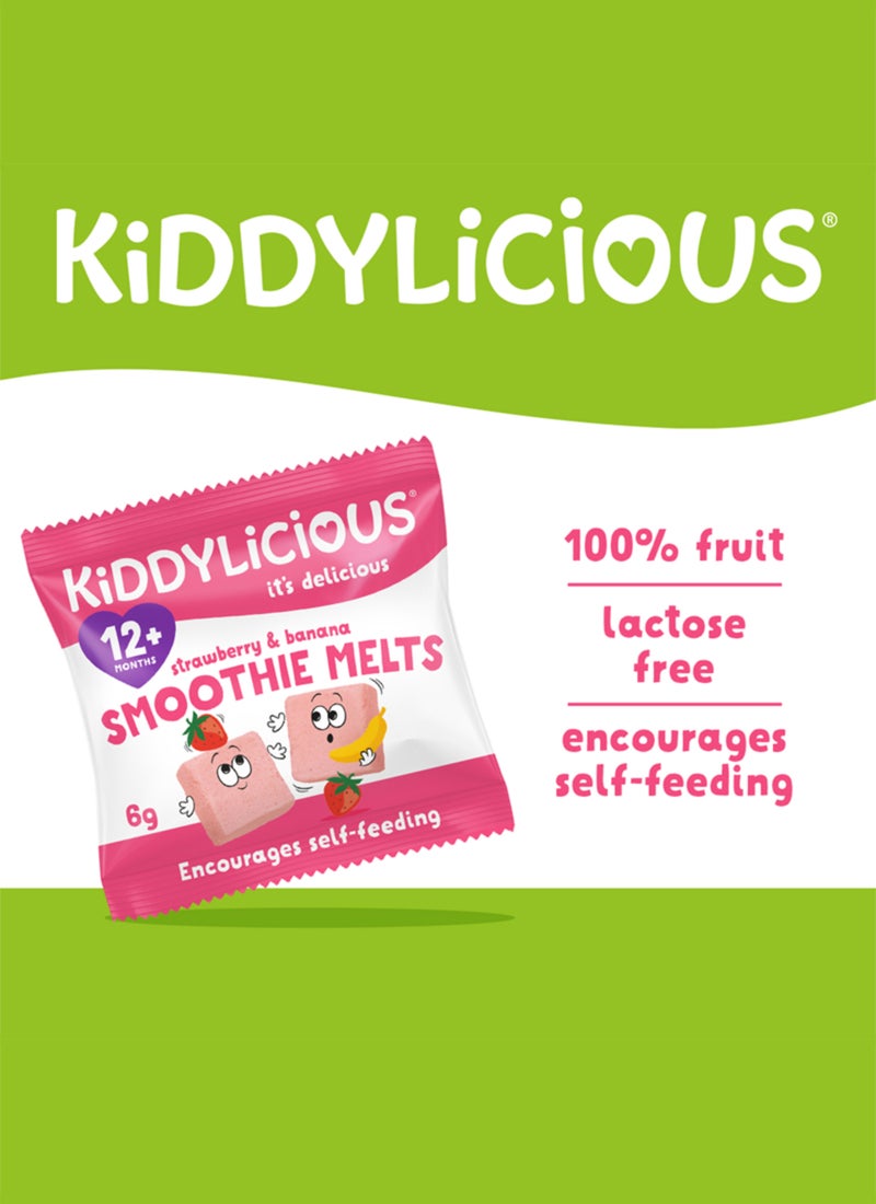 Kiddylicious Delicious Strawberry And Banana Smoothie Melts - Image 4